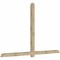 Ekena Millwork Eugene Rough Sawn Timber Gable Bracket, Douglas Fir, 108"W x 68"H x 4"D x 4"F, 15/12 Pitch GBW108X68X0404EUG00RDF - alternate 5